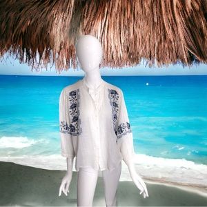 H&M Embroidered Blouse